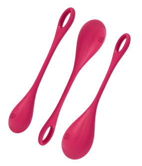 Satisfyer Yoni Power 1 Silicone Weighted Ben Wa Balls Set for Pelvic Floor Training