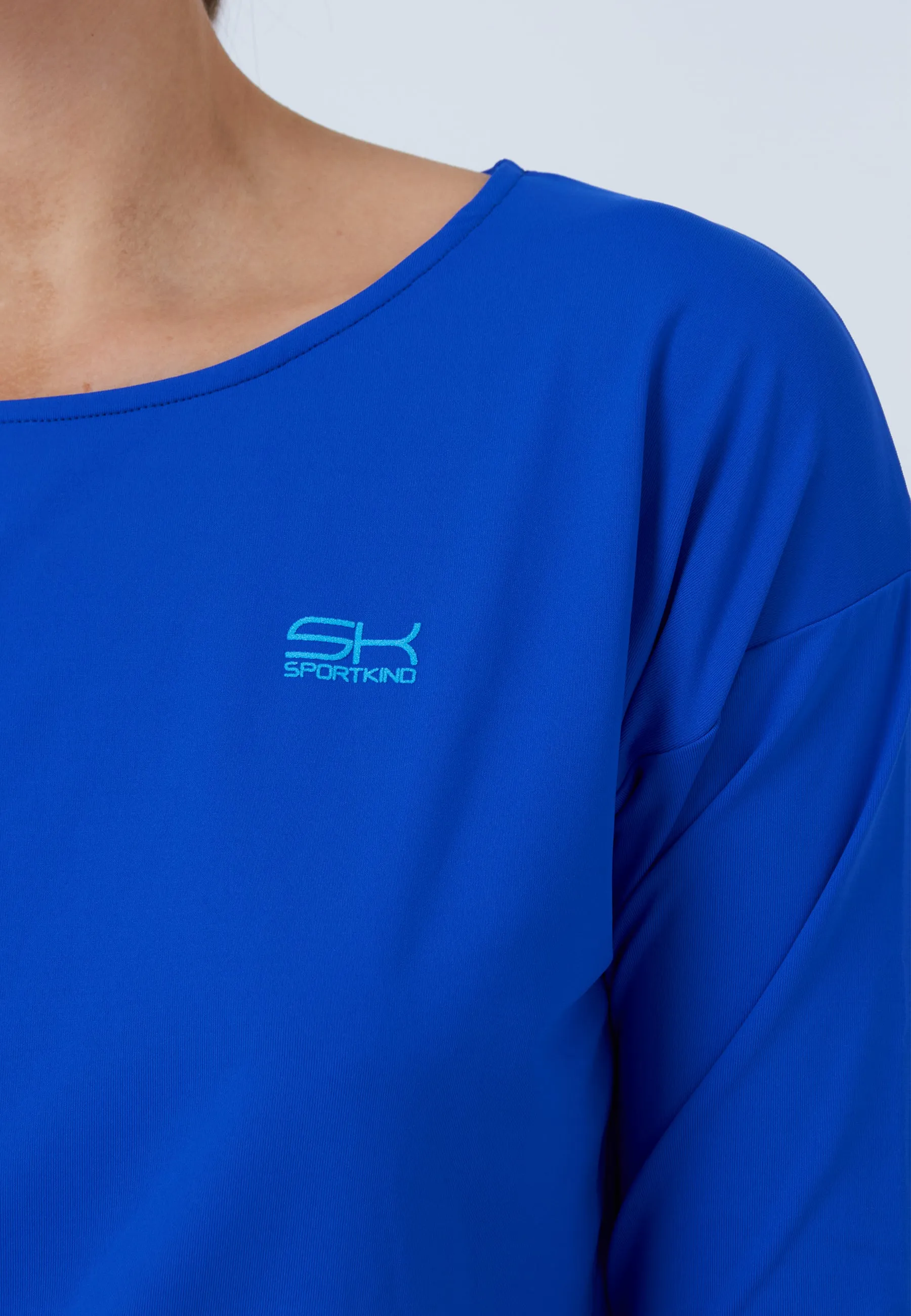 Tennis 3/4 Loose Fit Shirt, cobalt blue