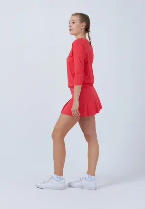 Tennis 3/4 Loose Fit Shirt, peach