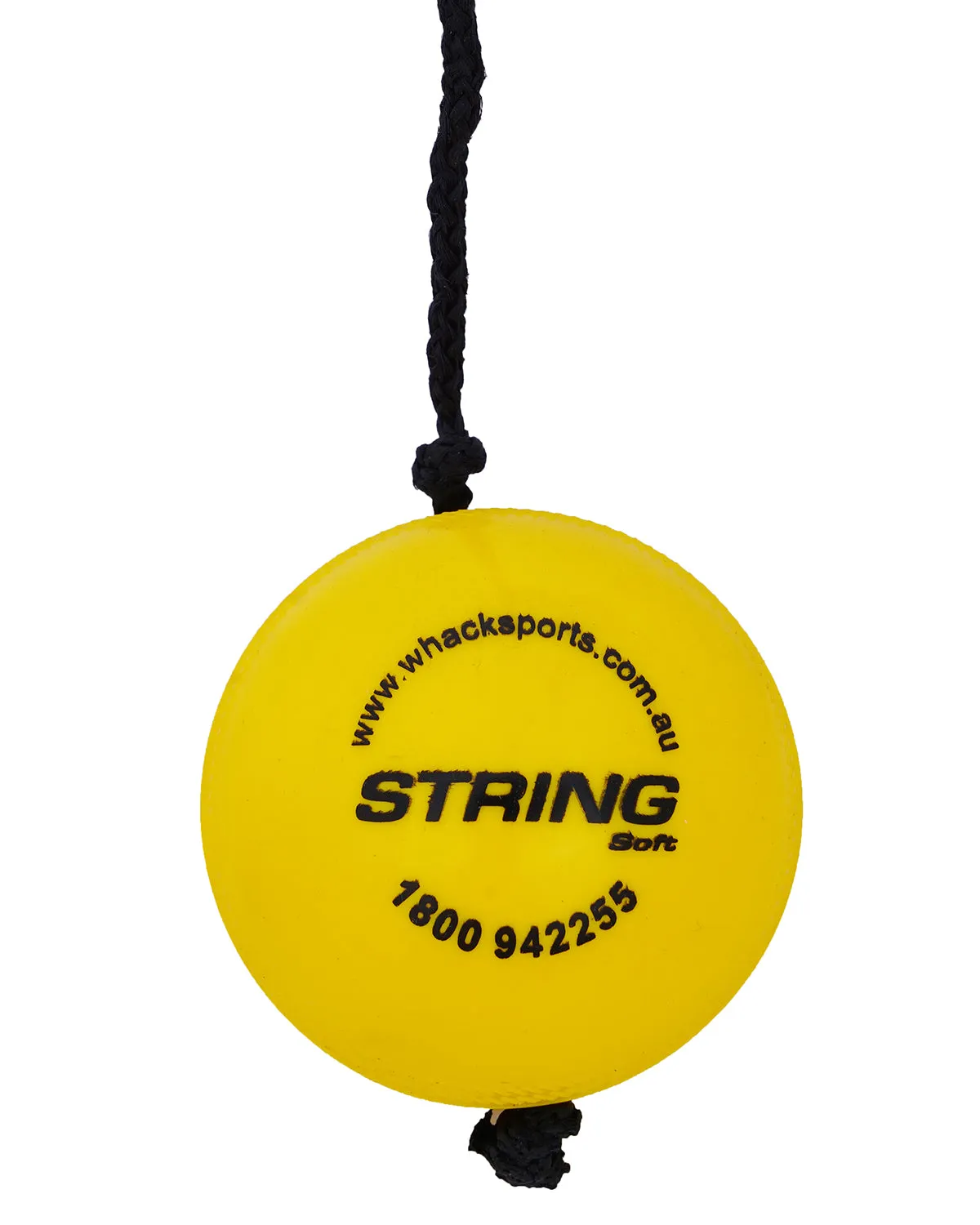 Whack Cricket Batting Practice String Ball - Soft Rubber Ball