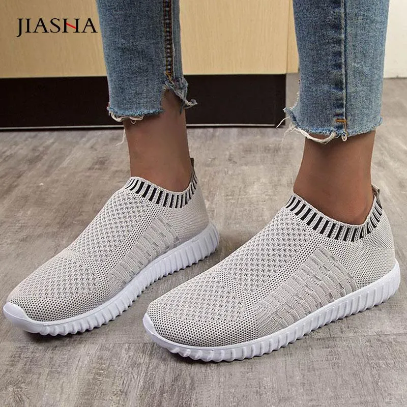 Women Comfortable Breathable Mesh Flats Socks Shoes